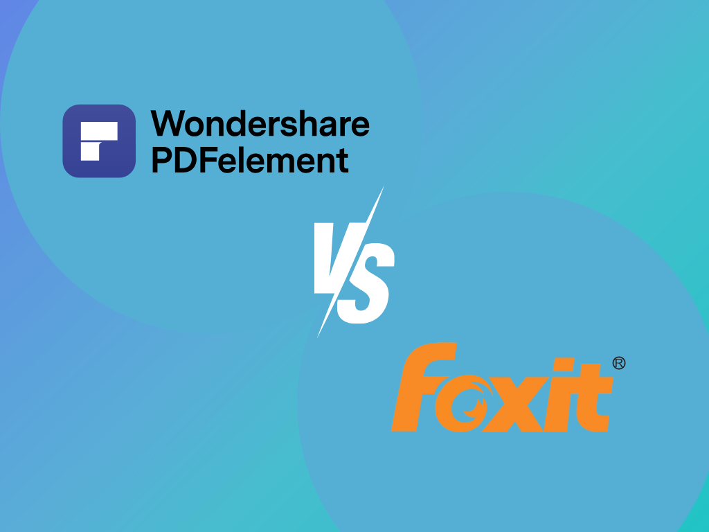 Wondershare PDFelement vs. Foxit