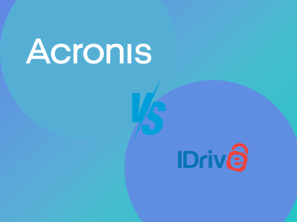 Acronis vs iDrive