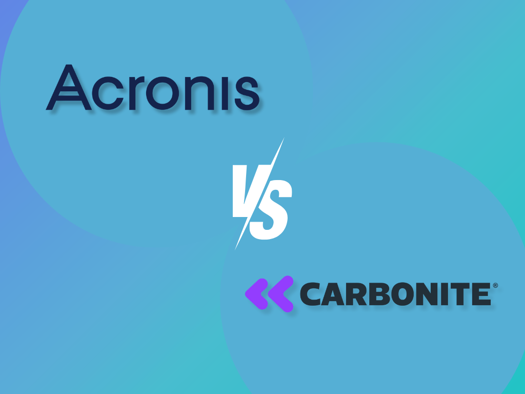 Acronis vs Carbonite