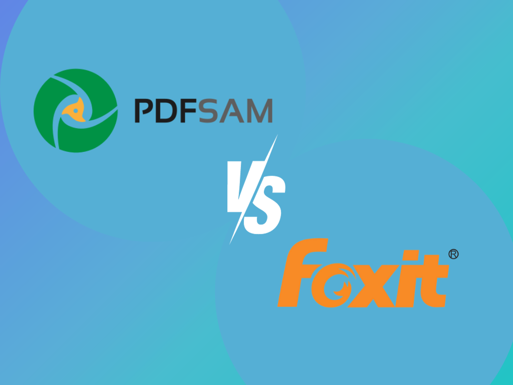 PDFsam vs Foxit