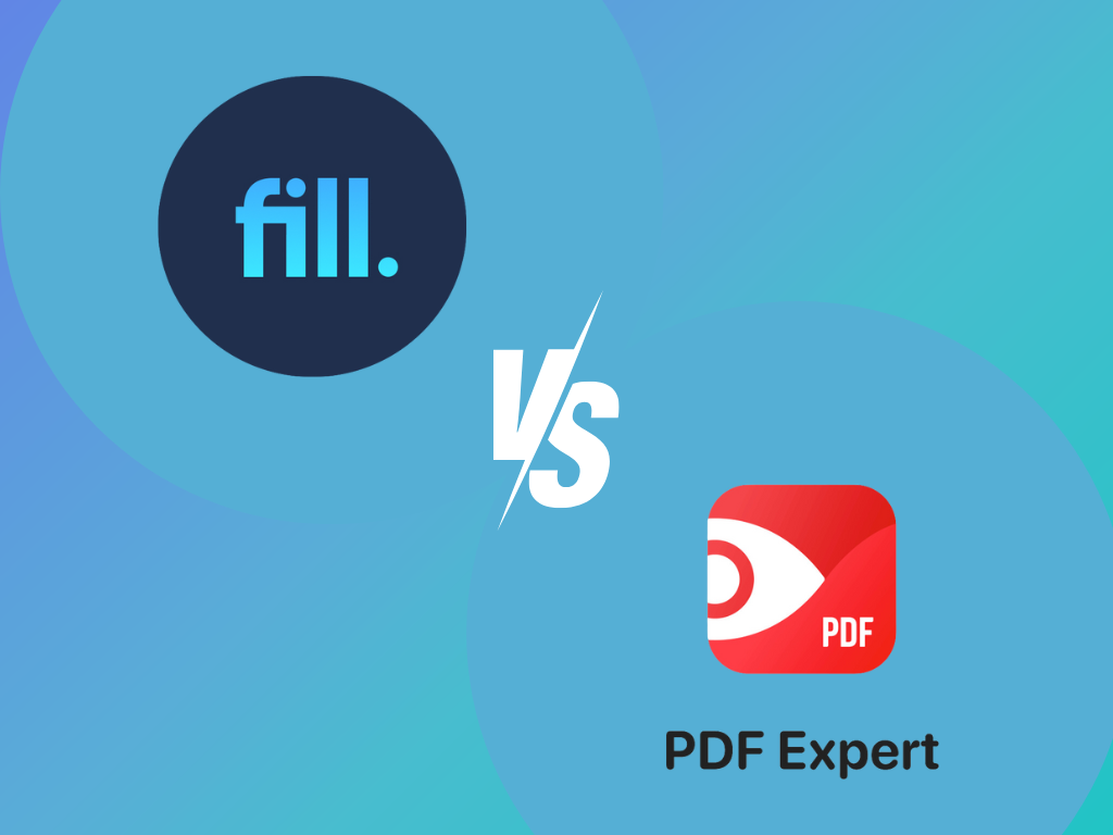 Fill vs. PDF Expert