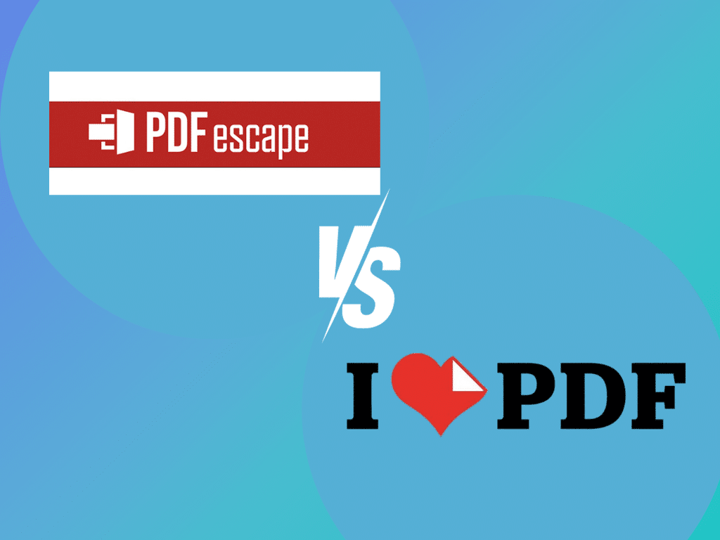 PDFescape vs iLovePDF