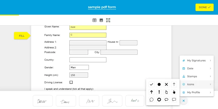 apps to fill out forms