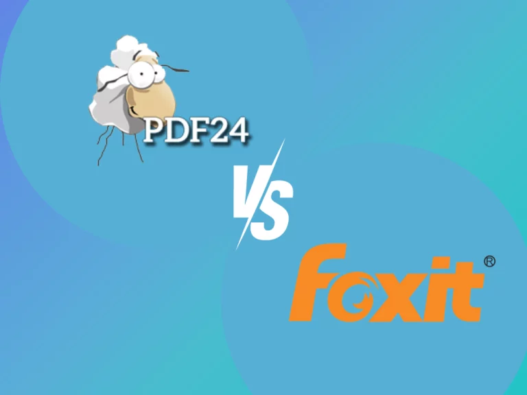 PDF24 vs Foxit
