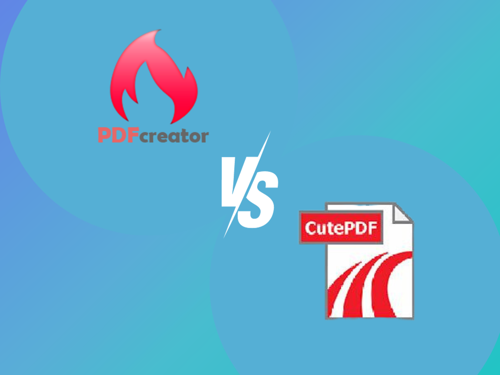 PDFCreator vs CutePDF