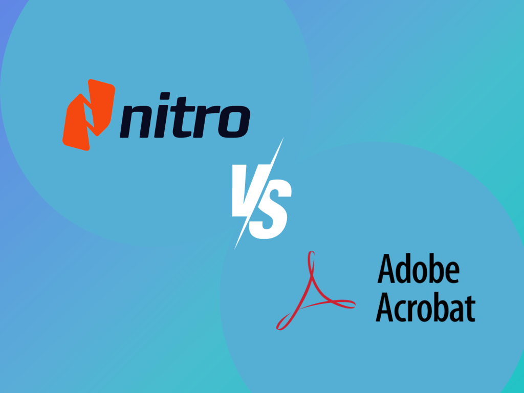 Nitro PDF vs Adobe Acrobat