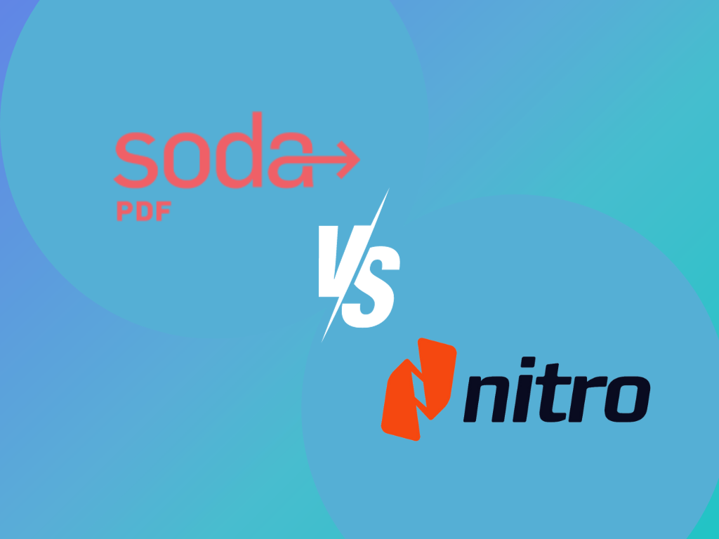 Soda PDF vs. Nitro PDF